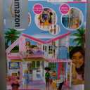 Barbie Doll House Playset, Malibu House with 25+ Themed Furniture & Accessories, 6 Rooms Including 2-in-1 Transformations
