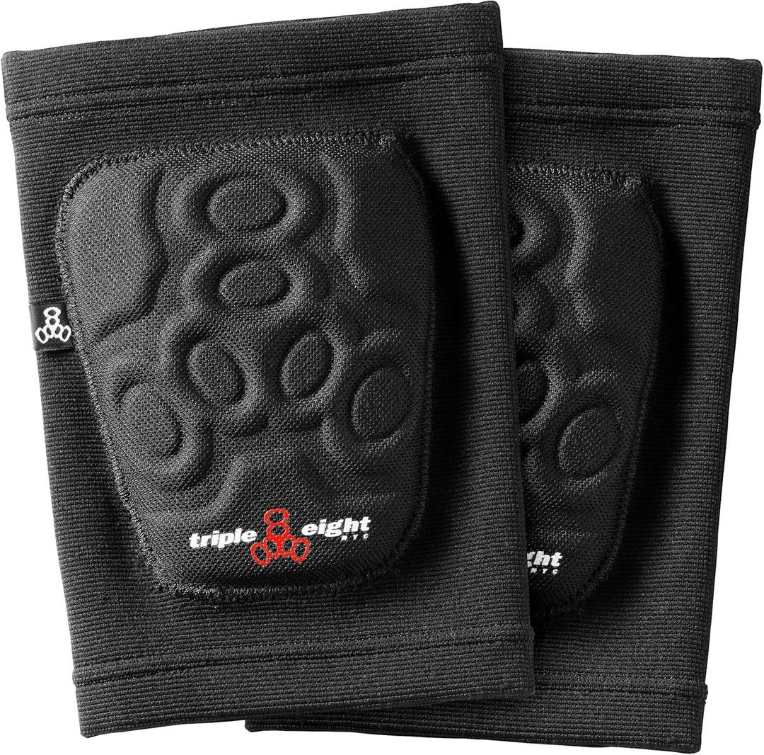 Triple Eight Covert Elbow Pads  Ideal for Roller Skating, Biking, BMX, and Skateboarding (Medium, Black)