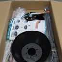 Ceiling Fans with Lights - 42 Inch Low Profile Ceiling Fan with Light and Remote, Reversible DC Motors, 3CCT Dimmable Timer Noiseless, Black Flush Mount Ceiling Fan for Bedroom/Living Room