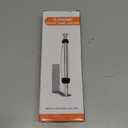 SetSail Paper Towel Holder, Single Hand Operable Paper Towel Holder Under Cabinet with Adjustable Damper, Easy Tear, Wall Mount, Self-Adhesive or Drilled for Kitchen Bathroom, Black (1 pack)