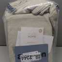 Vision Home Ivory Beige Pinch Pleated Full Blackout Curtains Velvet Chenille Room Darkening Window Panels 95 inch for Living Room Bedroom Thermal Insulated Pinch Pleat Drapes with Hooks 36" Wx95 Lx2