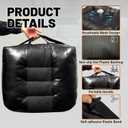 Adult Booster Car Seat Cushion for Office Chair & Driving 17.7"x15.7"x5.9" Thick Car Seat Cushion with Handle & Non-Slip Base Ergonomic Support Improved View