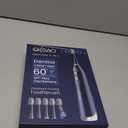 3-in-1 Upgraded Pro Flossing Toothbrush-Flosses, Vibrates and Oscillates(The 1st Tech), Electric Toothbrush with Water Flosser Equipe 5 Brush Heads, Plaque Removal for Sensitivity, Braces-Blue