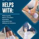 Doctor's Select Viscose Bamboo Ankle Diabetic Socks for Women and Men - 6 Pairs | Super Soft, Non Binding, Loose Wide Top