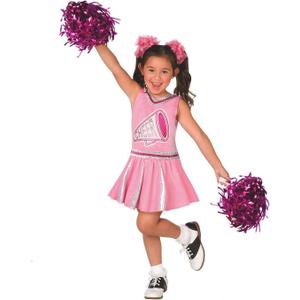 Morph Cheerleader Costume For Girls, Kids Cheerleader Outfit, Halloween Cheerleader Dress, Cheerleading Uniform (Medium)