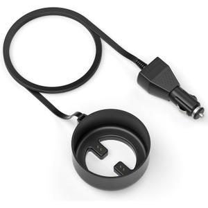 Car Charger Compatible with E M BER Travel Mug 2+, Charging Coaster Compatible with 12 OZ Temperature Control Smart Travel Mug Stainless Steel