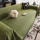 Sofa Blanket & Covers for Couches,Furniture Pad 71"x134",Green