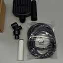 Filtered Shower Head with Handheld Matte Black - High Pressure 6 Modes, 120 Anti-clog Nozzles, Detachable Showerhead with Hard Water Filters, Extra Long 6ft Hose, Power Wash Mode for Bathroom