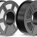 JAYO PETG Filament 1.75mm 2.2 KG, Strong Toughness PETG 3D Printer Filament, Dimensional Accuracy +/- 0.02 mm, Fits for Most FDM 3D Printers, Black, White