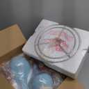 Seealle 19.4" Modern Sky Blue Table Lamp Set of 2-Bedside Lamps for Nightstand, Bedroom Lamp for Living Room Desk End Table Office Guest Room Dresser