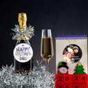 2 x Sublimation Ceramic Ornaments, Round Porcelain Discs, Bulk Blanks for DIY Heat Press, Personalized Xmas Tree Ornament, White (12, Round)