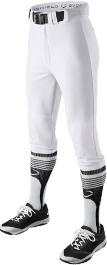 EvoShield Salute WB60005 Adult Knicker Baseball Pants
 (Small, Team White)