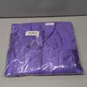 Newrara Adult Shiny Graduation Cap and Gown Tassel Set for High School & Bachelor (54, Purple)