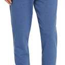 Amazon Essentials mens Relaxed Joggers Sweatpants, Fleece, Comfortable Fit (Blue)