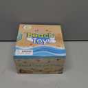 Collapsible Beach Toys for Kids Toddlers, Collapsible Sand Bucket and Shovels Set with Mesh Bag,Travel Sand Castle Building Kit, Sandbox Toys, Foldable Beach Essentials for Toddlers Kids Age 3-10