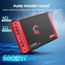 2026 High Power 4 Channel Car Amplifier - 6800W Max, 4x170W RMS @2Ω, 2 Bridged Channels (340W) -Your Commute De-Stresser & Old Car Revival Kit (Large)