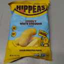Hippeas Organic Chickpea Puffs, Vegan White Cheddar, 4 Ounce (Pack of 1), 4g Protein, 3g Fiber, Vegan, Gluten-Free, Crunchy, Plant Protein Snacks (EXP 03/11/27)