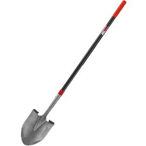 Heavy Duty Garden Tools Digging Shovel Garden Shovel Spade with Long Fiberglass Handle for Digging and Garden Work,58 inches