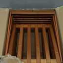 Foldable Shoe Rack, Bamboo Vertical Shoe Organizer Tall for Small Spaces. Multifunctional Narrow Shoe Shelf for Entryway, Closet, Corner, Bedroom, Hallway, Brown Color 5 Layers