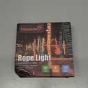 Minetom Color Changing Rope Lights Outdoor, 33FT 100 LED String Lights with Plug & Remote, Waterproof Christmas Light Outdoor Decoration, Twinkle Rope Light for Outside Indoor Bedroom, 16 Colors