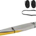 Kayak Cover Ture 900D Solution Dyed Waterproof Canoe Cover, Fade-Proof All Weather Protection Trailerable Boat Cover with Handles for Outdoor, fit 10 ft Long and Beam Width up to 27 inch