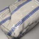 DriftAway Farmhouse Linen Blackout Curtains 96 Inches Long for Bedroom Striped Double Layer Thermal Insulated Sound Reducing Lined Back Tab Rustic Drapes for Living Room 2 Panels W52 x L96 Navy