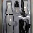 oneisall Dog Clippers with Double Blades, Cordless Small Pet Hair Grooming Trimmer, Low Noise for Trimming Dog's Hair Around Paws, Eyes, Ears, Face, Rump (White)