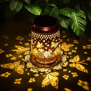 Butterfly Gifts for Women Butterfly Solar Lantern Mothers Day Gifts Birthday Gifts for Women Mom Grandma Sister Friend Garden Decor Metal Solar Lights Outside Decorative for Yard Patio Pathway Porch