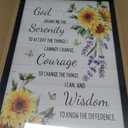 Serenity Prayer Framed Wall Art Bible Verses Wall Decor 16x24 Inch