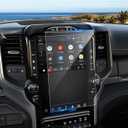 2019-2025 2026 Ram 1500 2500 3500 Screen Protector for Dodge Ram (Laramie/Rebel/RHO/Limited/Limited Longhorn/TRX) Uconnect 12-inch Touchscreen, 9H Tempered Glass 2025 Ram 1500 Accessories 12"