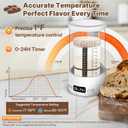 Sourdough Starter Warmer Home Incubator - Upgraded Sour Dough Warmer Box with Double Heating Plates and Warming Dome, 70-120F Precise 1F Thermostat, 24H Timer Fermentation Sourdough Heater Mat Tool