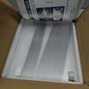 EHWINE 6 Pack Acrylic Sign Holder 8.5 x 11 Horizontal, Double-Sided Stand up Table Top Sign Holders, Clear Acrylic Picture Frame Menu Flyer Paper Holder Display Stand for Office Business Store Wedding Party(Black Base)