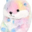 ArtCreativity Belly Buddy Hamster, 7 Inch Plush Stuffed Hamster, Super Soft and Cuddly Toy, Cute Nursery Dcor, Best Gift for Baby Shower, Boys and Girls - Colors May Vary