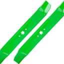 Youxmoto Mower Blade Fit for Cub Cadet 942-04126, RZT42 LT1040 LT1042, 42 inch Deck Heavy Duty 2 Pack Green
