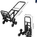 Garvee 330LBS Stair Climbing Hand Truck Adjustable Support Arm Stair Dolly