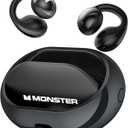 Monster Open Ear AC600 Headphones, Bluetooth 5.4 Wireless Earbuds with HiFi Stereo, Clip-On Earbuds with ENC Clear Call, 21H Playtime, Touch Control, IPX6 Waterproof Wireless Headphones for Exercise