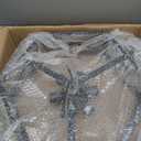 Industrial Semi Flush Mount Ceiling Light, 6 Light Modern Metal Close to Ceiling Light Fixture, Farmhouse Light Fixtures Ceiling Mount, Black Chandelier for Kitchen, Dining Room, Hallway