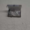 Amerdeco 10 Pack Matte Black Cabinet Knobs Single Hole Cabinet Pulls 1 Inch (30MM) Diameter Round Drawer Knobs and Pulls for Bathroom Cabinets K0021