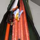 Grefinity Pole Saws for Tree Trimming, 27 FT Manual tree purner with 8 Fiberglass Handles, Sharp steel Blade and Heavy-Duty Giant Scissors, Lightweight Extendable Design for Tree Maintenance, Orange