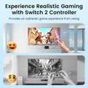 WEOTOO Sword Accessory Compatible with Nintendo Switch 2 JoyCon Controller (2025), Compatible with Switch Sports Chambara (Swordplay)/ Legend of Zelda: Tears of the Kingdom/Skyward Sword HD- 2 Pack