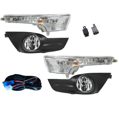 Pair Fog Light & Corner Turn Signal Lamp w/Wiring Fit for 2013-2015 Altima NI2531118