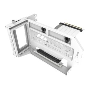 Cooler Master Vertical GPU Card Holder Kit V3 White, PCIe 4.0 5.0 Motherboards GPUs RTX 5090 RX 9070 XT, ABS Casing, 165mm Length, Modula Adjustable for E-ATX ATX Micro ATX Case