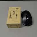 TECKNET Bluetooth Mouse, [ USB + BT1 + BT2 ] Wireless Mouse for Laptop, Silent Click, Ergonomic Design, 4800 DPI Computer Mice Wireless, Dual Mode for Laptop, Computer, iPad, MacBook (Black)