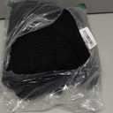 Saodimallsu Womens Cable Knit Cropped Sweater Fall Chunky Puff Long Sleeve Crewneck Loose Casual Pullover Tops (Small, Black)