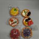 Artificial Egg Tart Models Set,6 Packs Artificial Fruit Cakes Desserts for Window Decor,Home Kitchen Decor, Bakery Shop Display