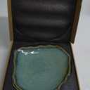 Ceramic Decorative Dish, 12'' Large Green Decorative Bowl, Versatile Centerpiece Decor, Key Bowl, Gift Decor Tray for Entryway Table Living Room Dining (12'' Dish) (Green)