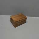 DRASTAR Keepsake Box, Acacia Wood Memory Box with Hinged Lids, Wooden Jewelry Box, Small Storage Box,3x5, 4x6 Decorative Card Box, Bridal Shower Gifts