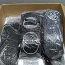 MERACH Under Desk Elliptical Machine, Leg Exerciser While Sitting for Seniors with Remote Control & 12-Speeds, Quiet Portable Electric Seated Pedal Exerciser Machine for Home Office