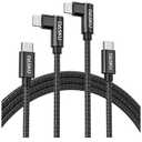 USB C to Lightning Cable [Apple MFi Certified] iPhone Charger Fast Charging 2Pack 10FT Long Nylon 90 Degree Type C iPhone Charger Cord Compatible with iPhone 14/13/12/11/XS/XR/X/8/iPad and More