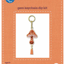 GEM KEYCHAIN DIY KIT FINISHED SIZE 2.6"X9.13" PACK OF 2